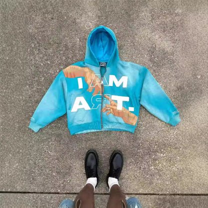 Streetwear 3D Print Loose Fit Hoodie