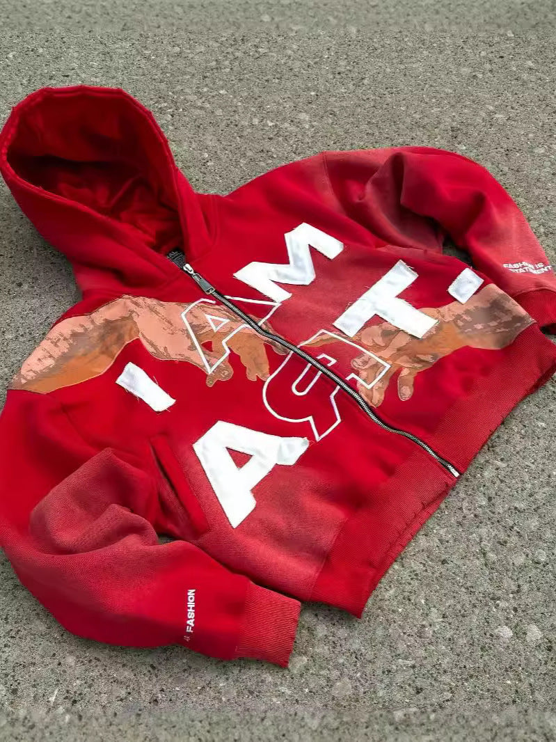 Streetwear 3D Print Loose Fit Hoodie