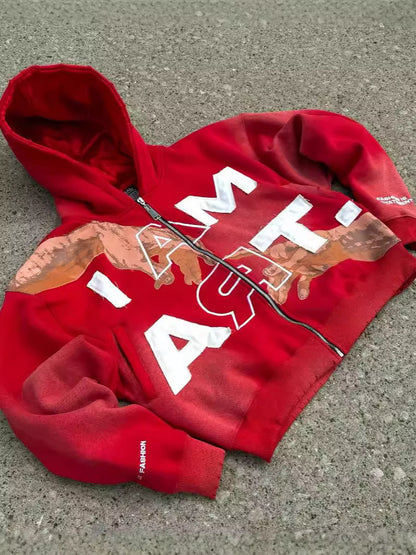 Streetwear 3D Print Loose Fit Hoodie