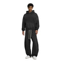 American Retro Streetwear Hoodie Set